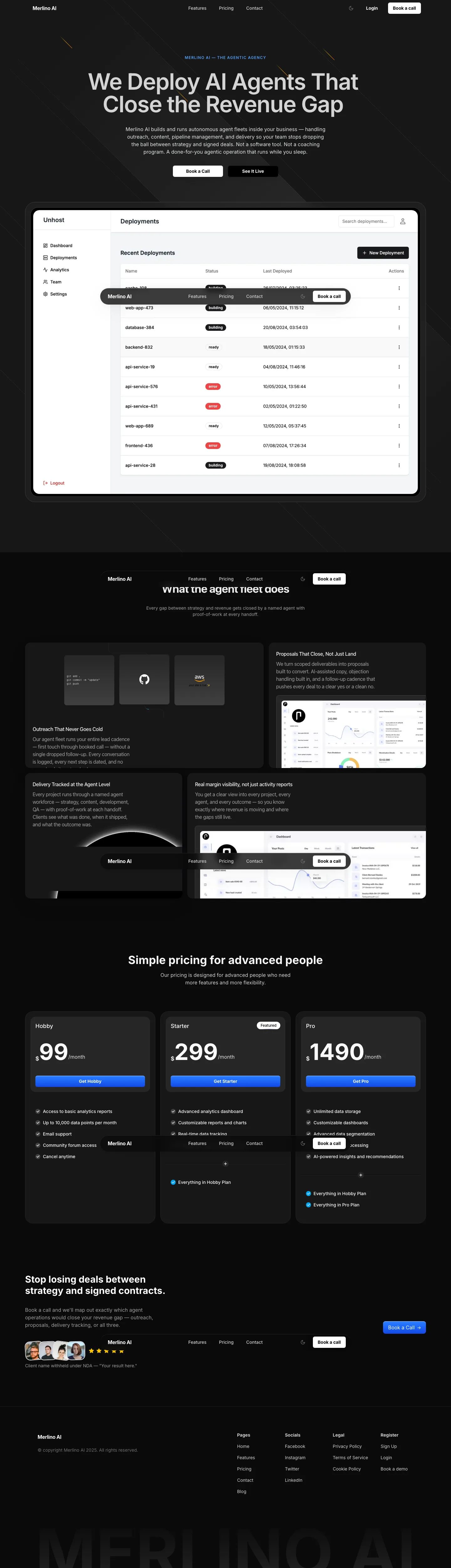Startup full page preview